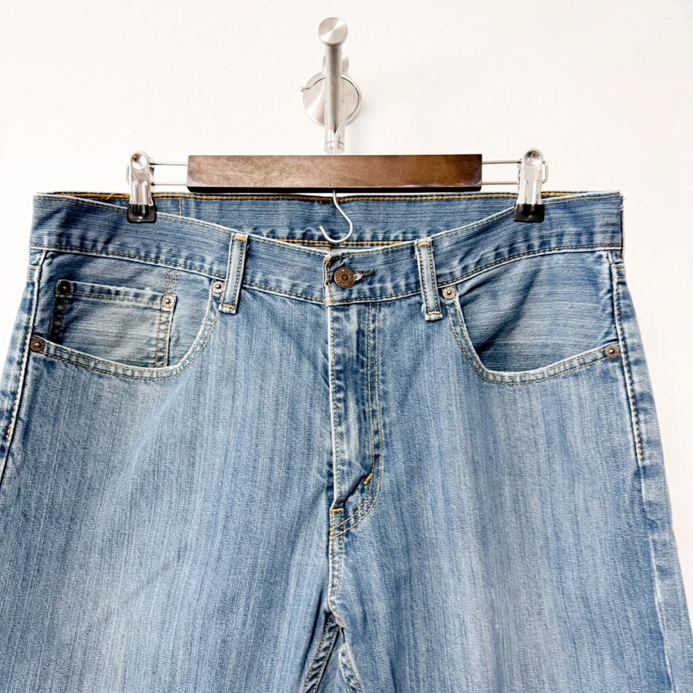 Men's Levis 559 Relaxed Straight Fit Denim Blue Jeans 34 x 34‎